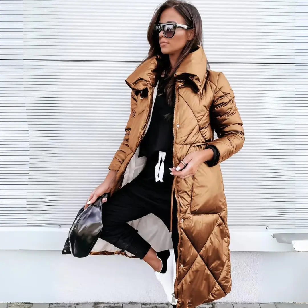 Italy | Chic Women's High Collar Puffer Coat