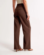 Peri | Women's Wide-Leg High-Waist Trousers