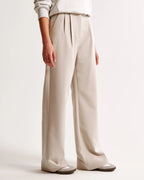 Peri | Women's Wide-Leg High-Waist Trousers
