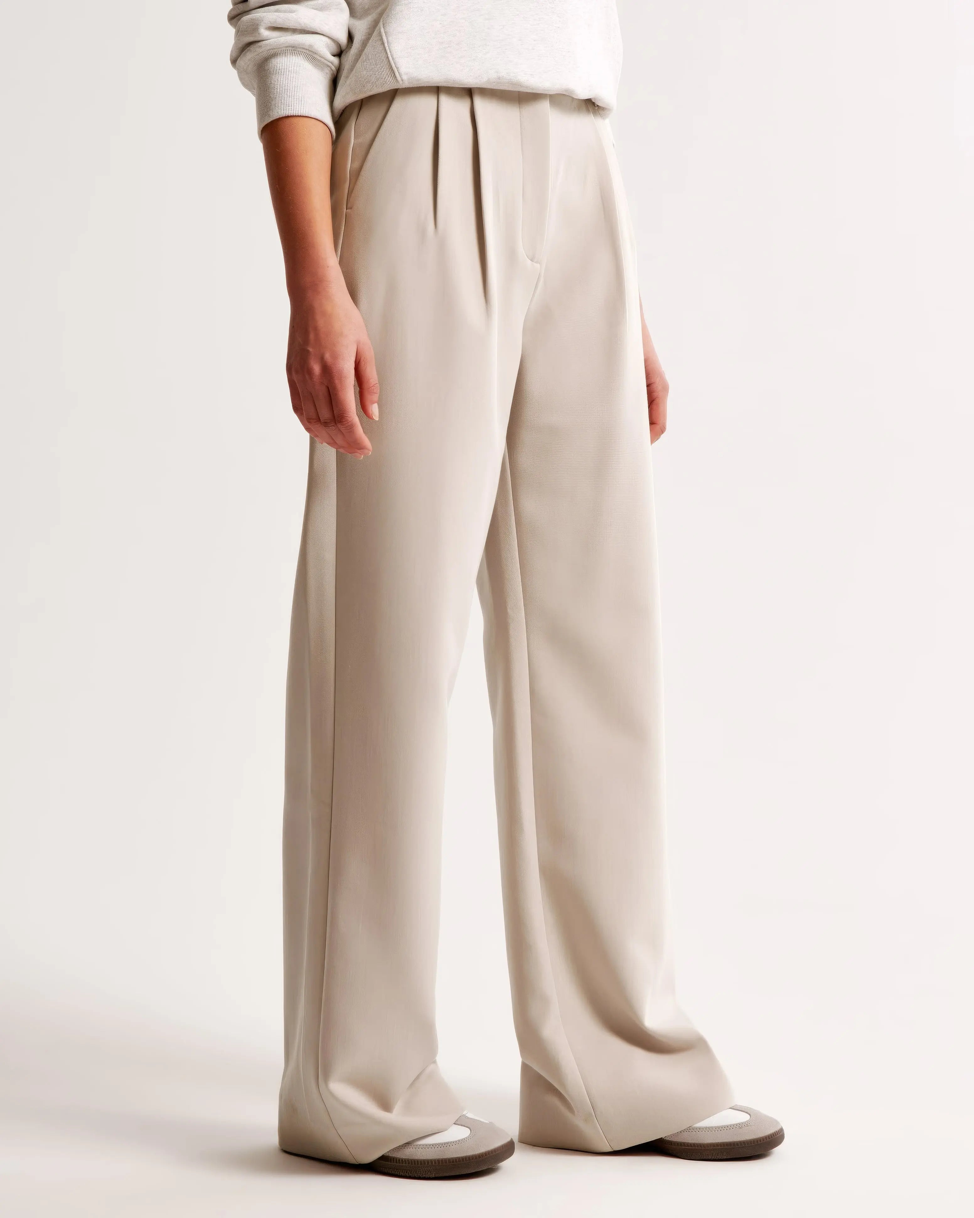 Peri | Women's Wide-Leg High-Waist Trousers