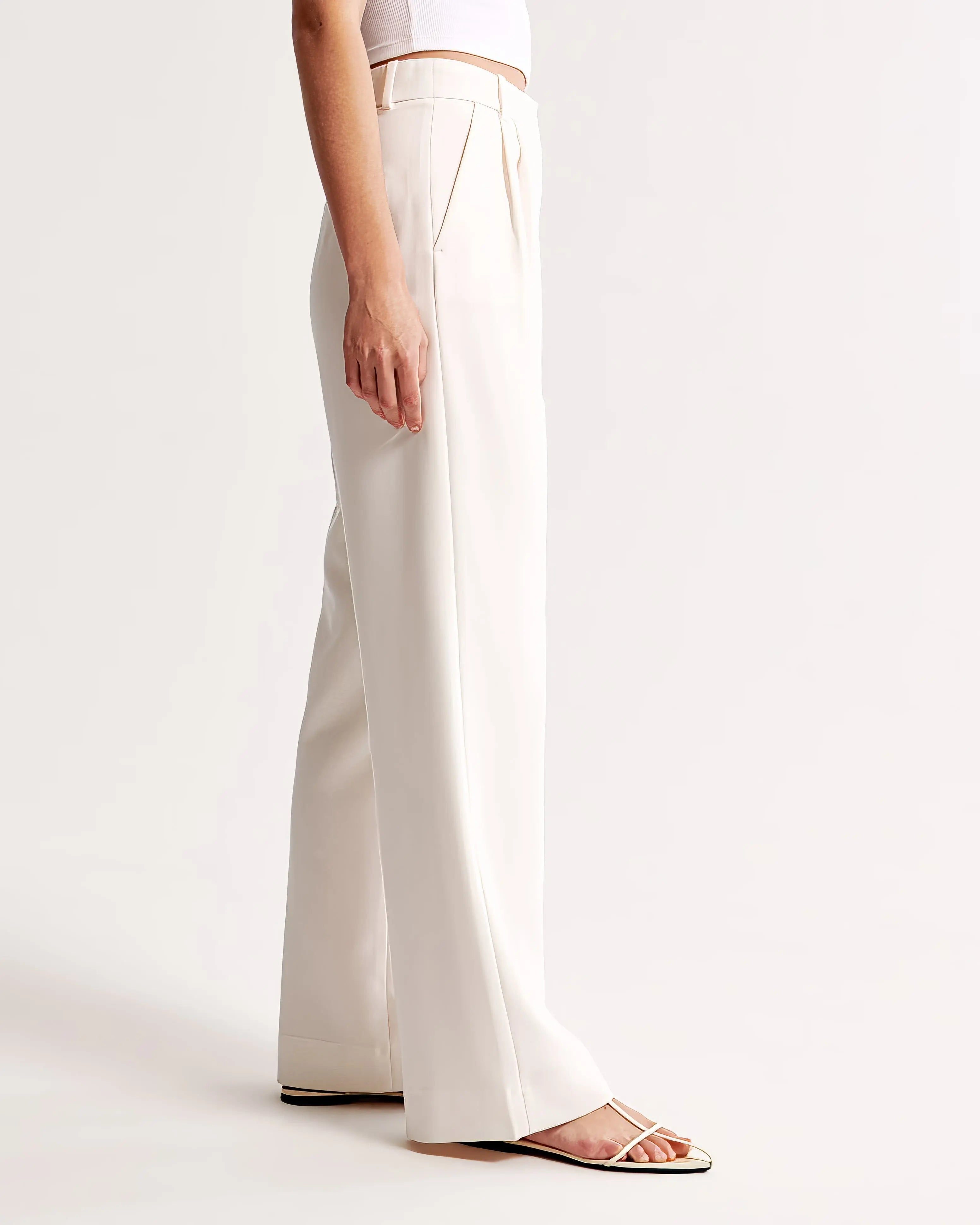 Peri | Women's Wide-Leg High-Waist Trousers