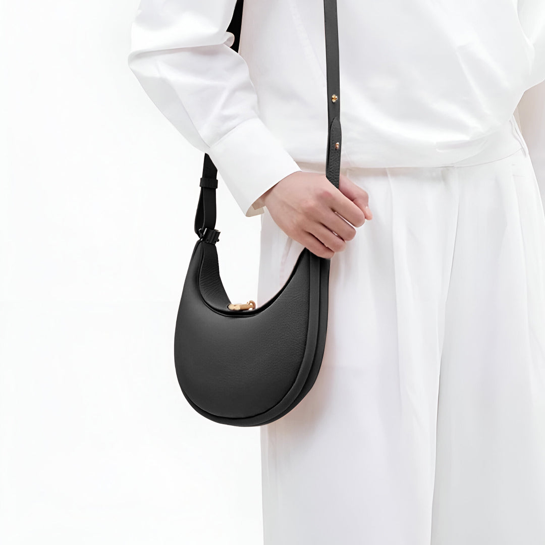 Lea | Women's Textured Leather Shoulder Bag