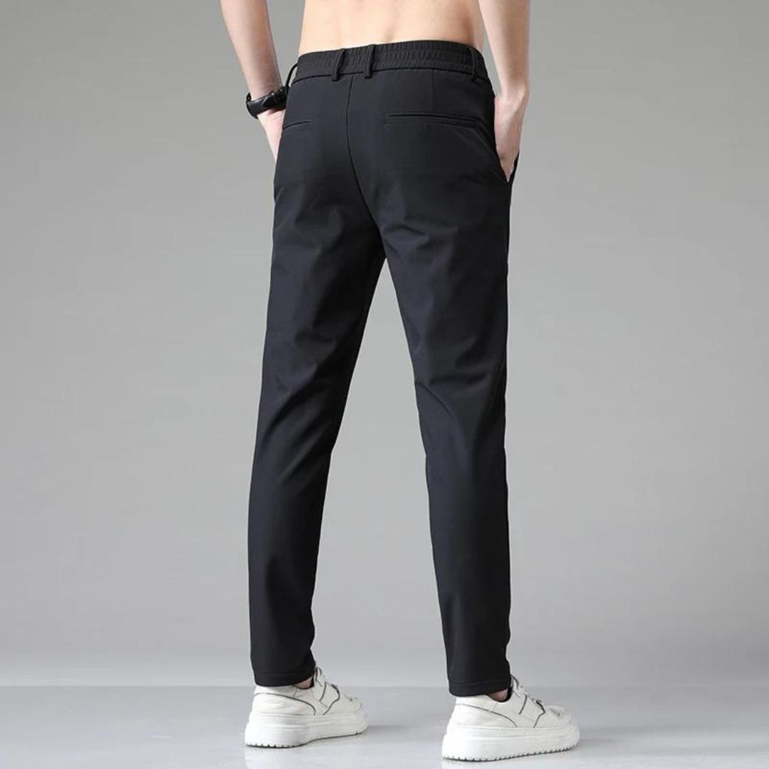 Einar Slim-Fit Straight-Leg Trousers for Men
