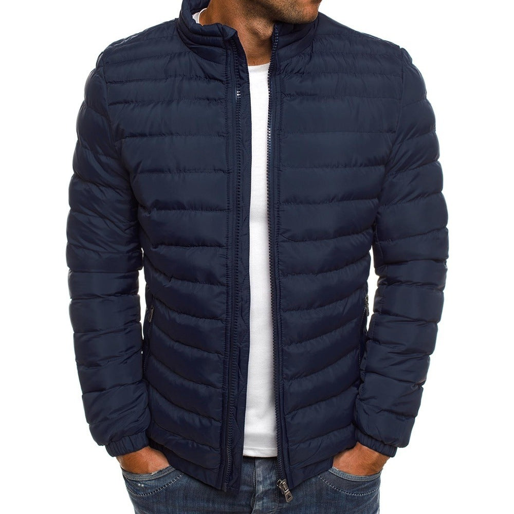 Coleton | Lightweight Men's Horizontal Quilted Puffer Jacket