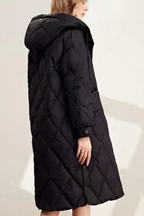 Isela | Elegant Diamond-Stitched Women's Puffer Coat