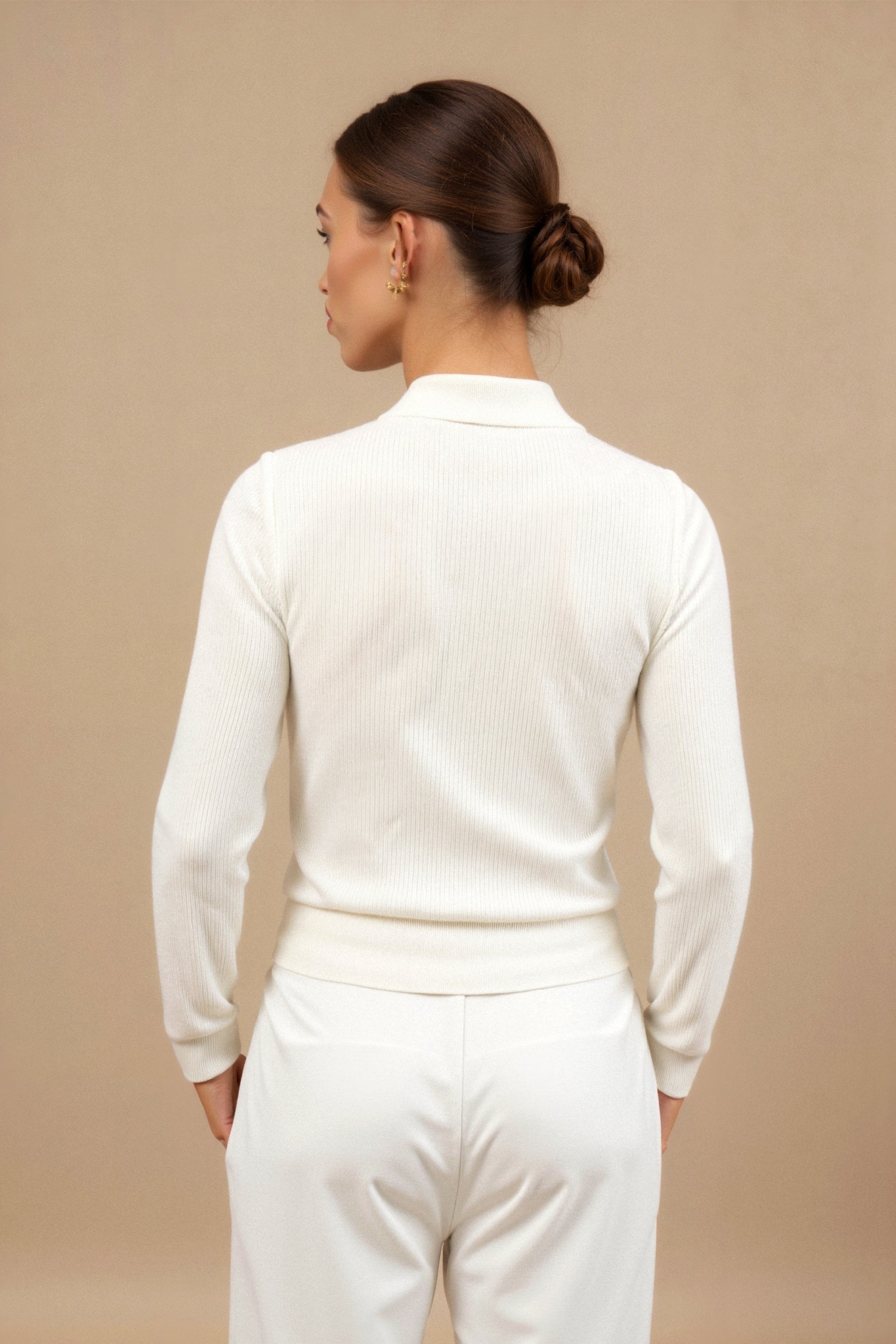 Valorie | Elegant Women's Ribbed Polo Shirt