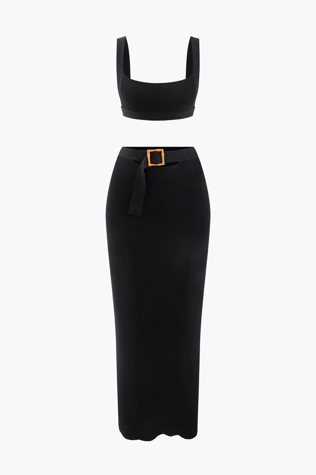 Britton Ribbed Knit Set | Chic Two-Piece for Women