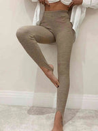 Georgiann Ribbed Knit Leggings | Women's Stirrup Style