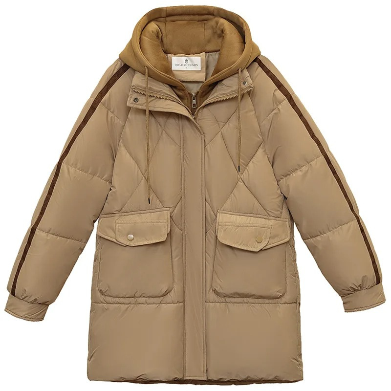 Kinsleigh | Chic Women's Diamond-Quilted Padded Coat