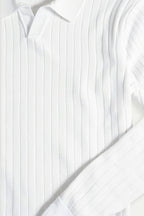 Penn Ribbed Knit Polo Shirt for Men | Classic Style & Comfort