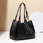 Gabrielle | Elegant Woven Leather Handbag for Women