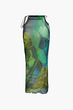 Zena | Fashion-Forward Abstract Print Two-Piece Set