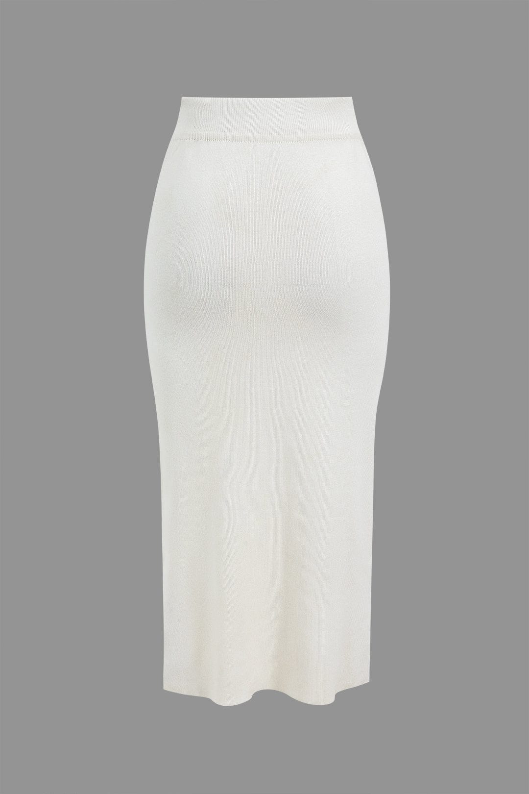 Soraya | Chic Women's Quarter-Zip Knit Set with Slit Skirt