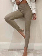 Georgiann Ribbed Knit Leggings | Women's Stirrup Style