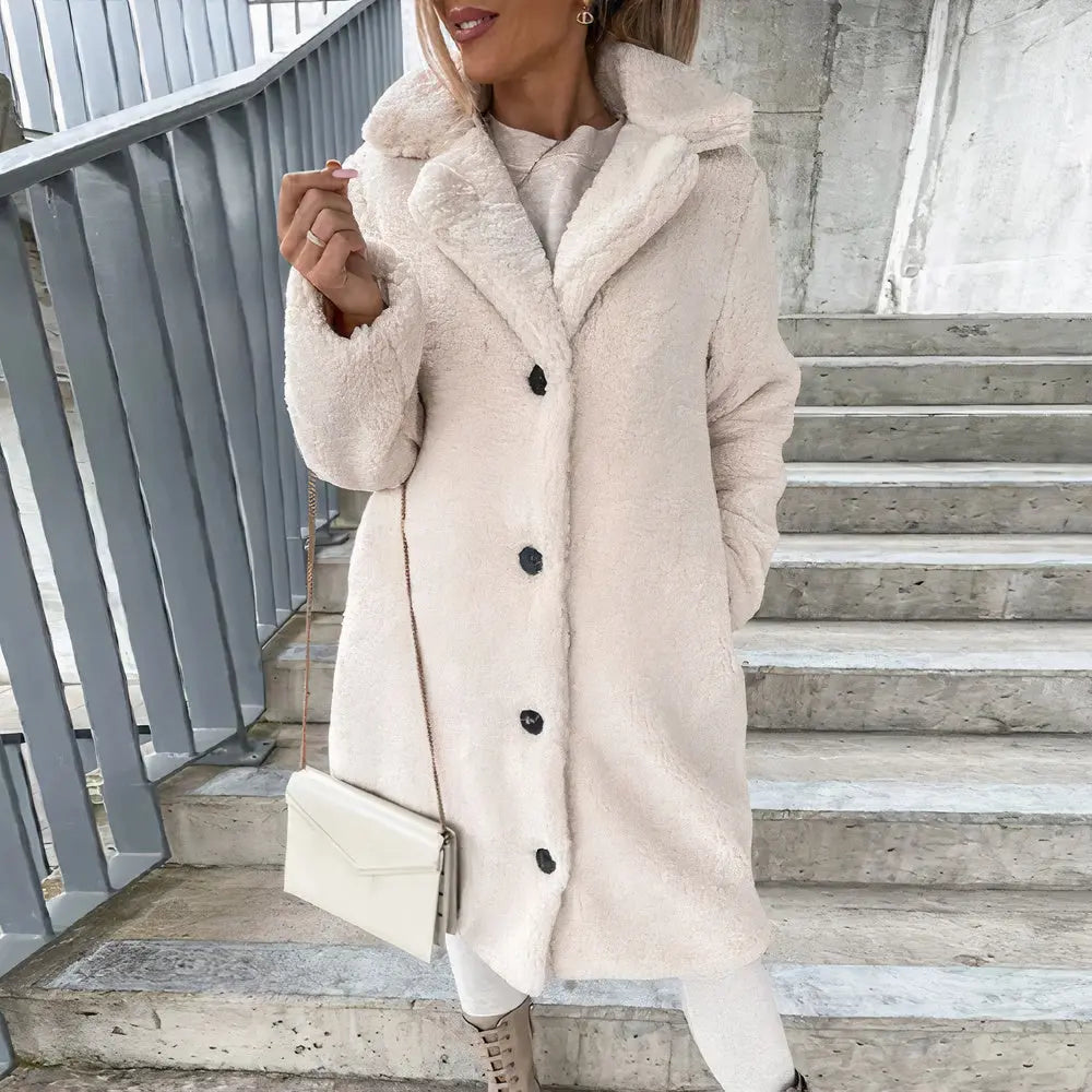 Ashly Plush Teddy Coat | Cozy Women's Winter Outerwear