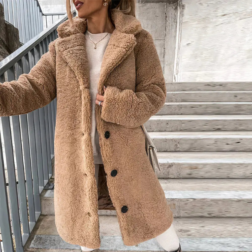 Ashly Plush Teddy Coat | Cozy Women's Winter Outerwear