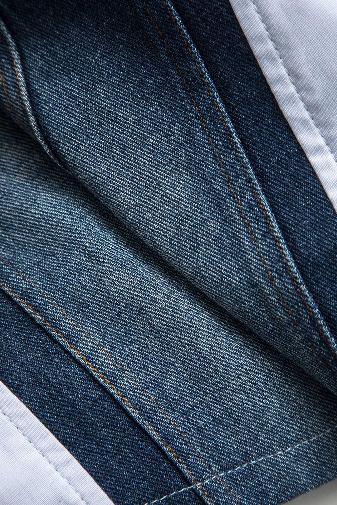 Jaina | Women's Cropped Denim Corset Shirt