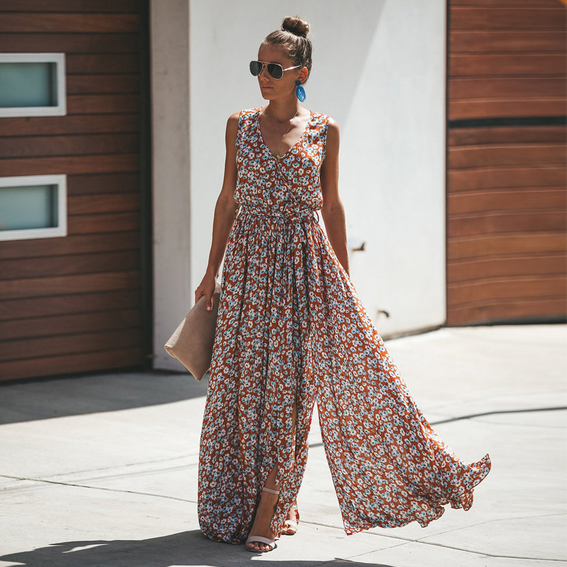 Ari | Women's Flowy Floral Maxi Dress
