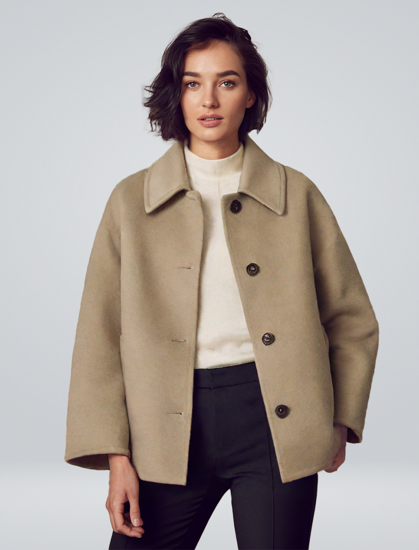 Lanora Oversized Wool Blend Coat | Women's Essential Outerwear