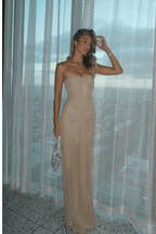 Mariajose | Glamorous Women's Sparkle Mesh Gown for Formal Events