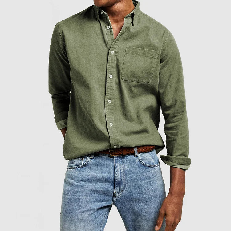 Kipton Washed Cotton | Men's Shirt