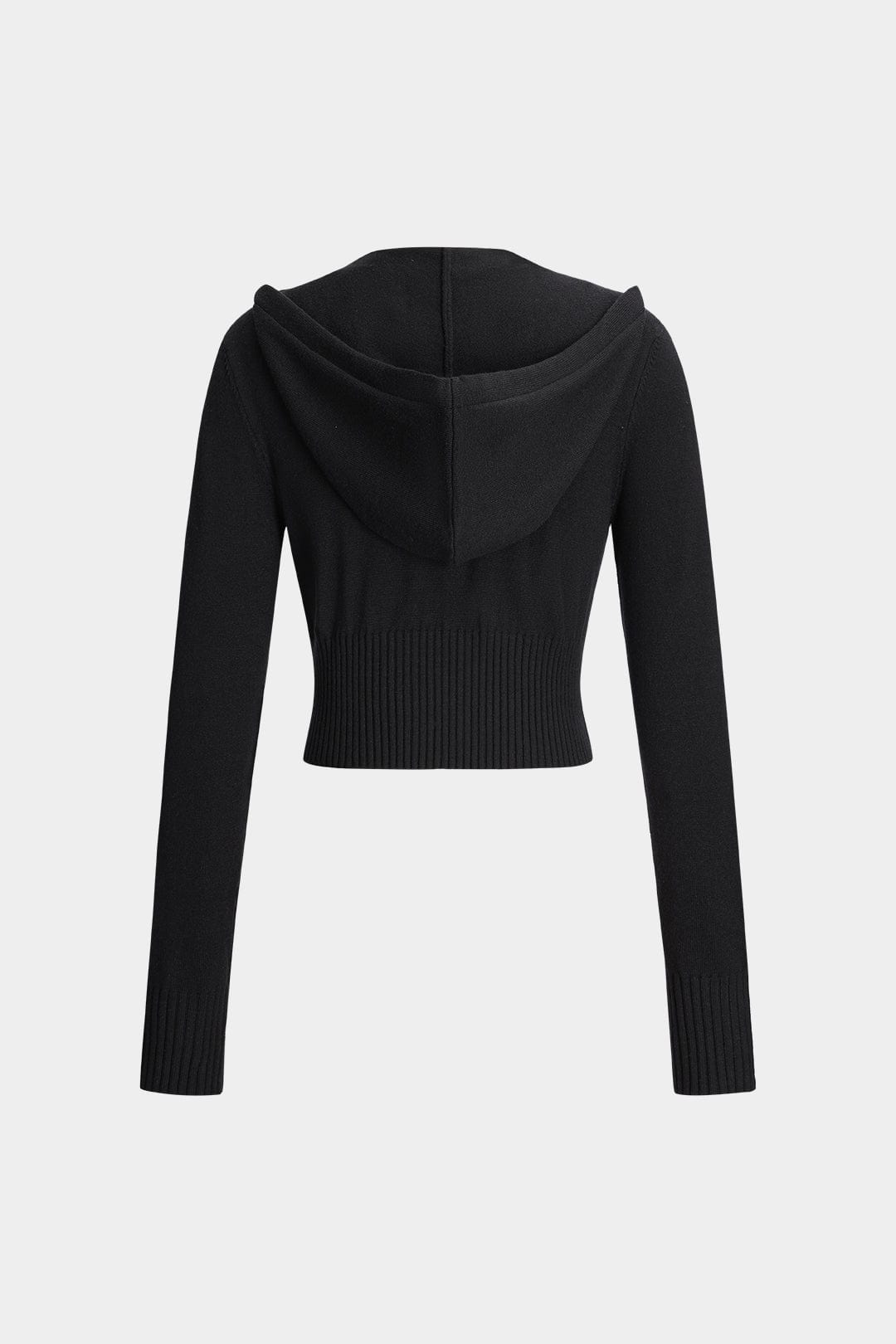 Holly | Chic Women's Ribbed Knit Set with Hoodie & Flared Pants