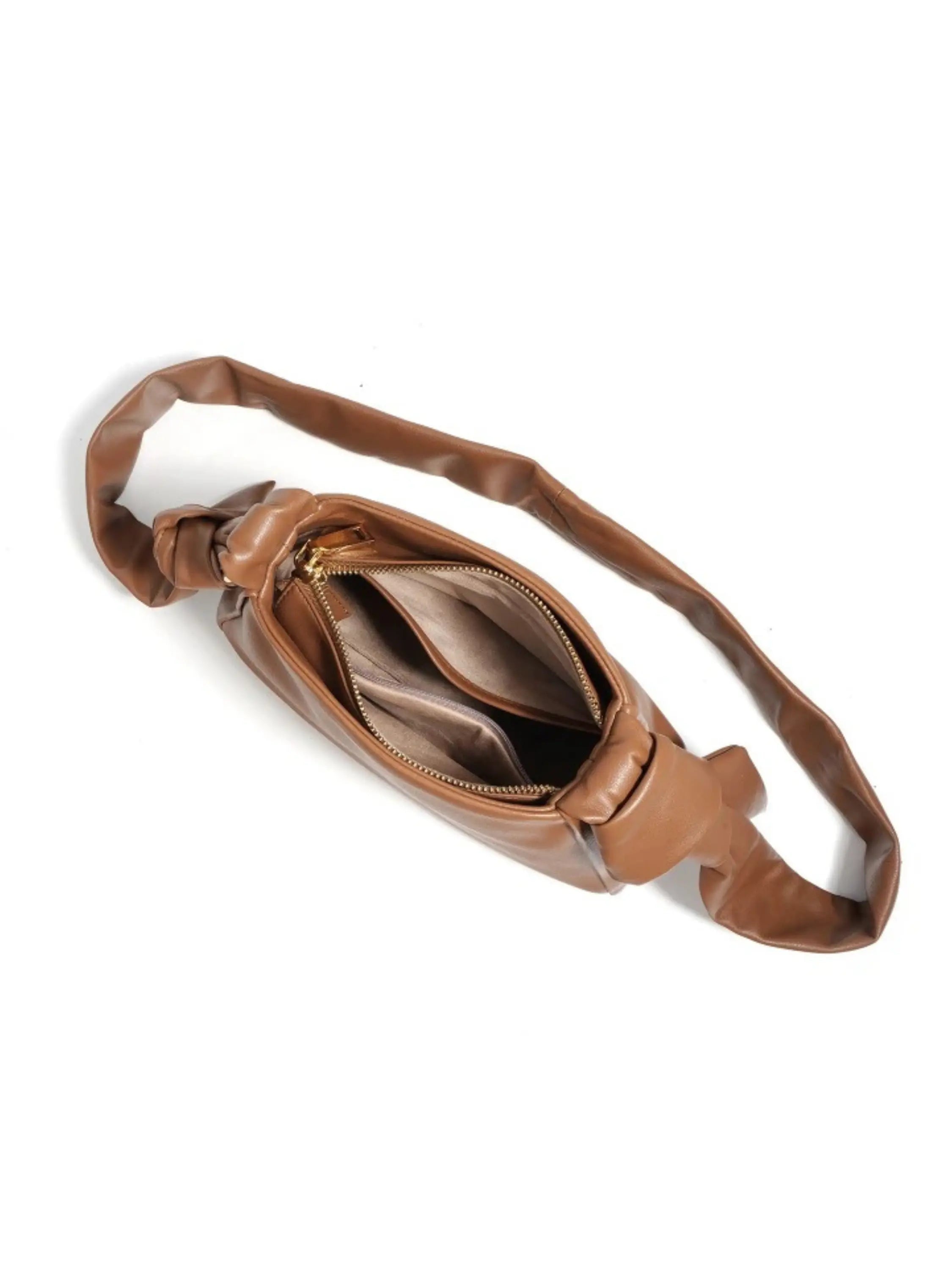 Janett | Chic Women's Faux Leather Handbag with Knotted Handle