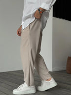 Cohen | Men's Relaxed Fit Pleated Trousers