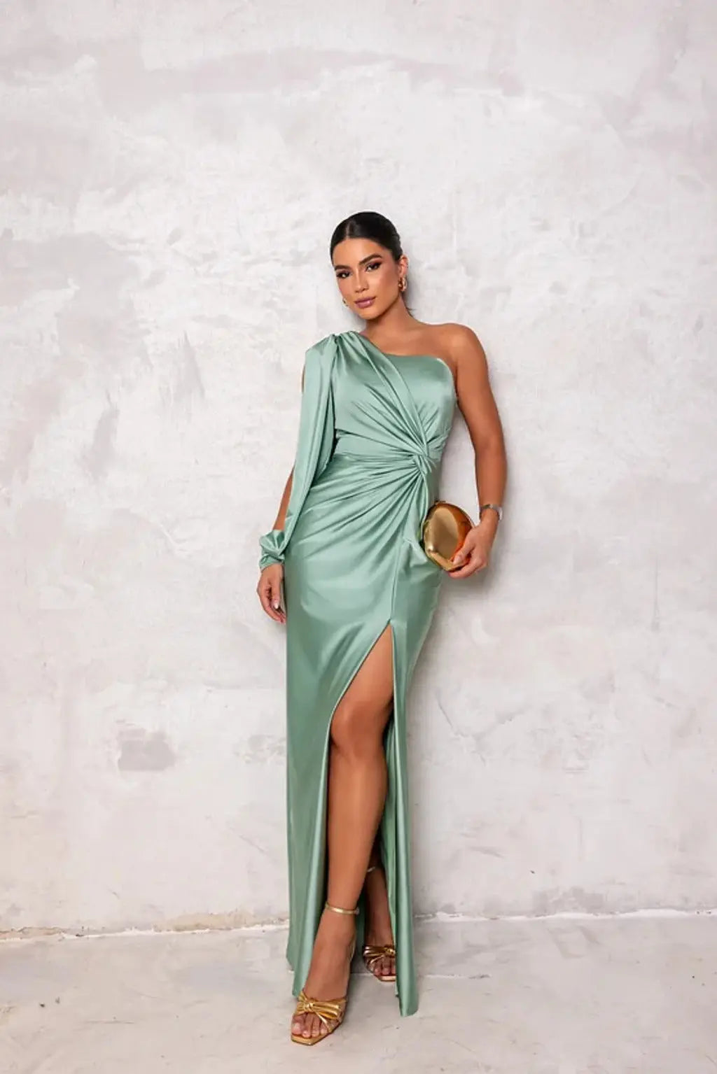 Arionna | Elegant Women's One-Shoulder Evening Gown