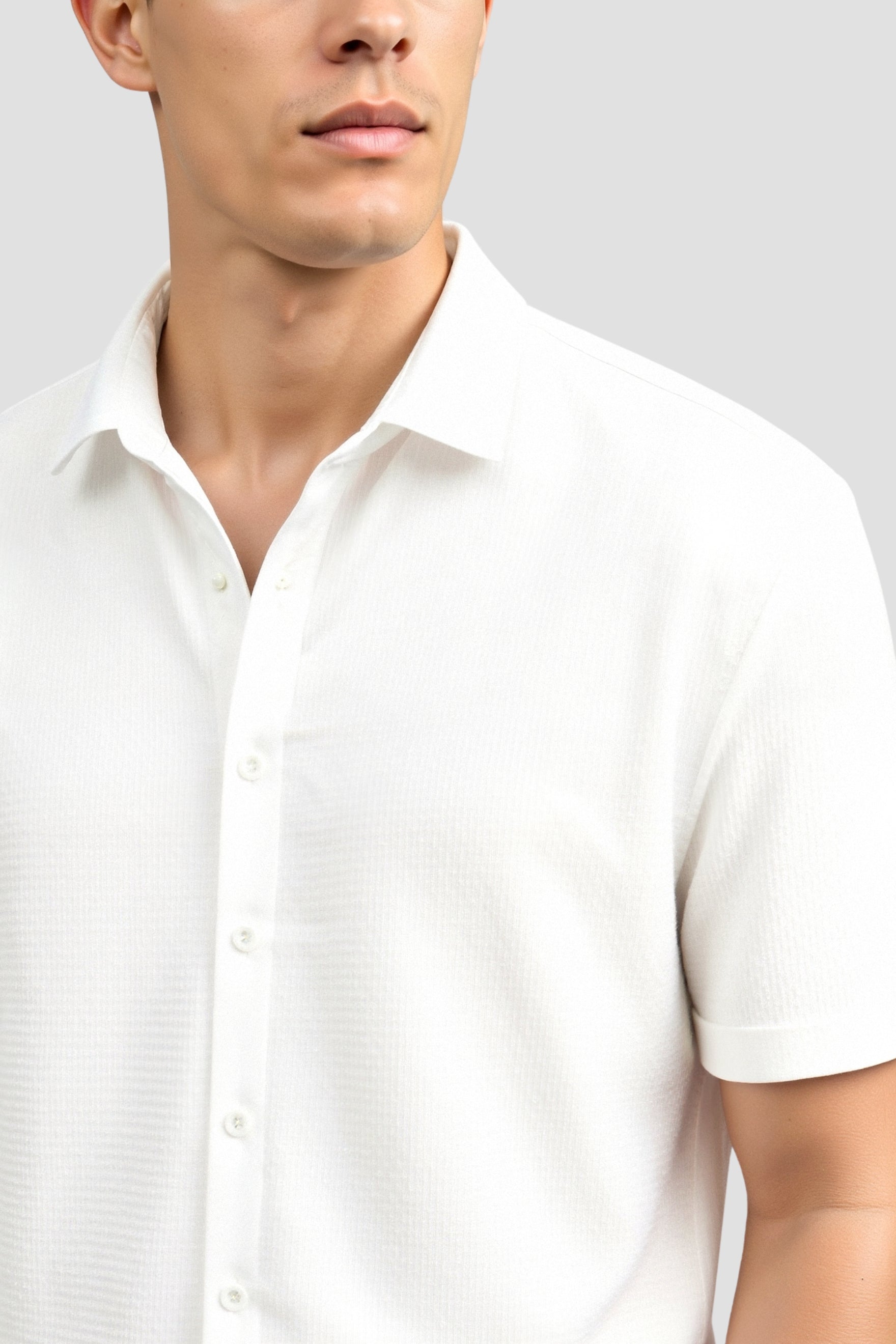 Tre Textured Short-Sleeve Shirt | Men's Casual Wear