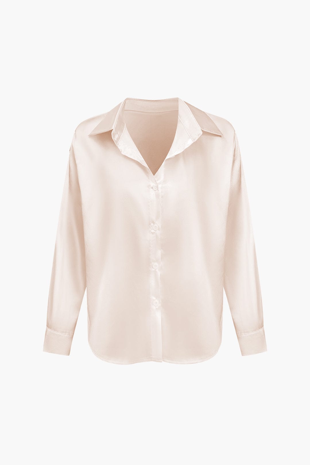 Alix | Women's Elegant Satin Cropped Tie-Front Shirt