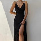 Brittny | Women's Elegant V-Neck Maxi Dress