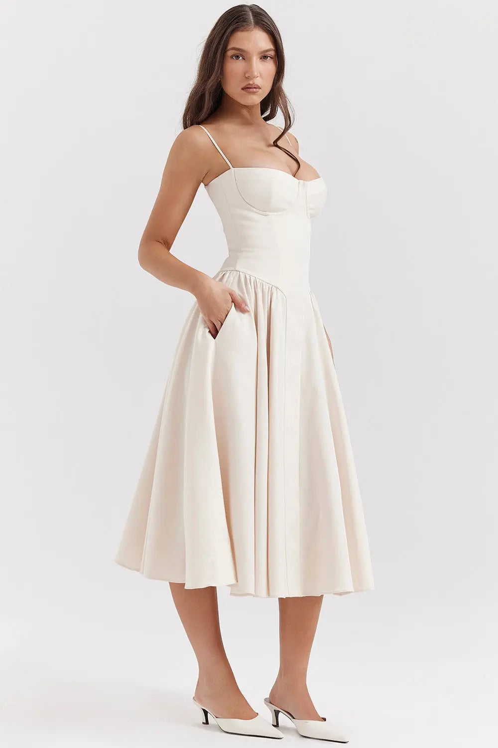 Amalia | Elegant Women Midi Dress