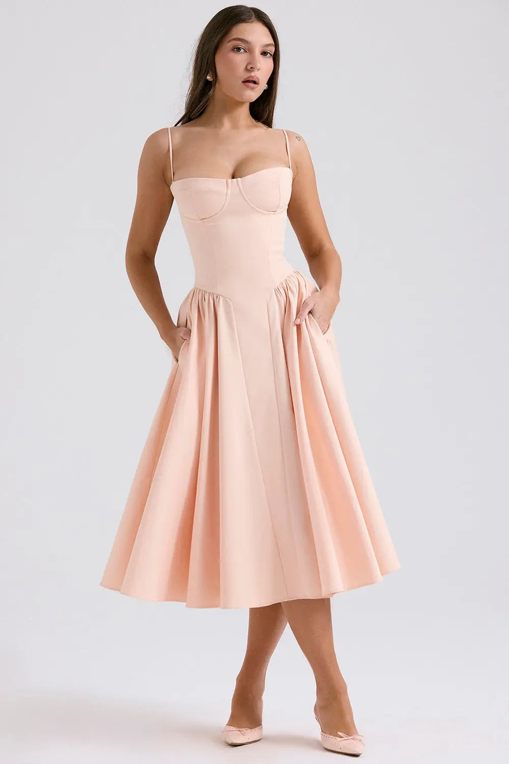 Amalia | Elegant Women Midi Dress