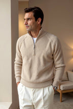 Talia Quarter-Zip Knit Sweater | Stylish Comfort for Adults