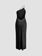 Maryrose | Elegant Women's One-Shoulder High Slit Dress