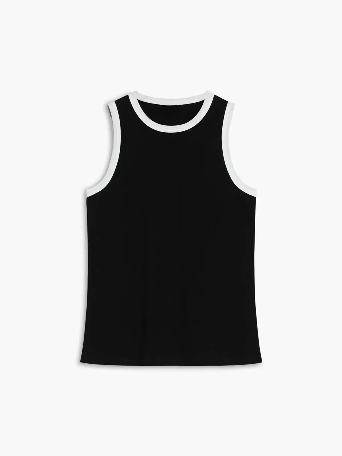 Tiffany | Elegant Contrasting Trim Tank Top for Adults