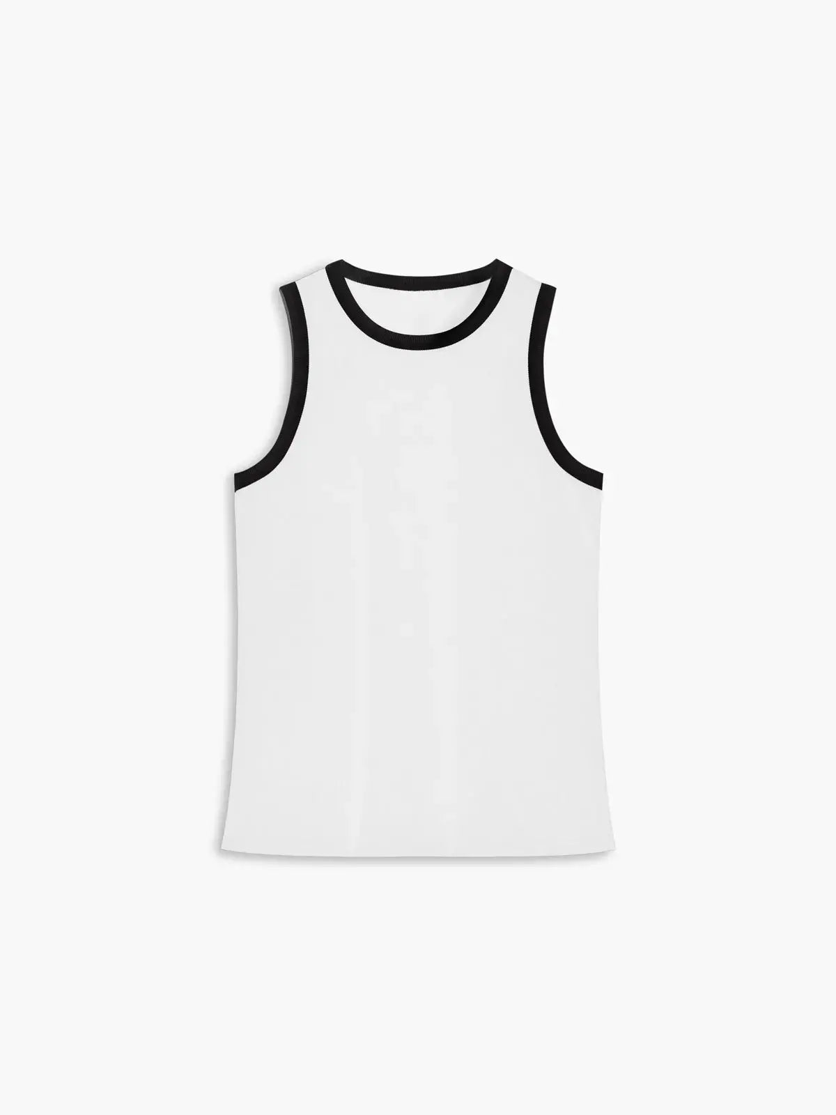 Tiffany | Elegant Contrasting Trim Tank Top for Adults
