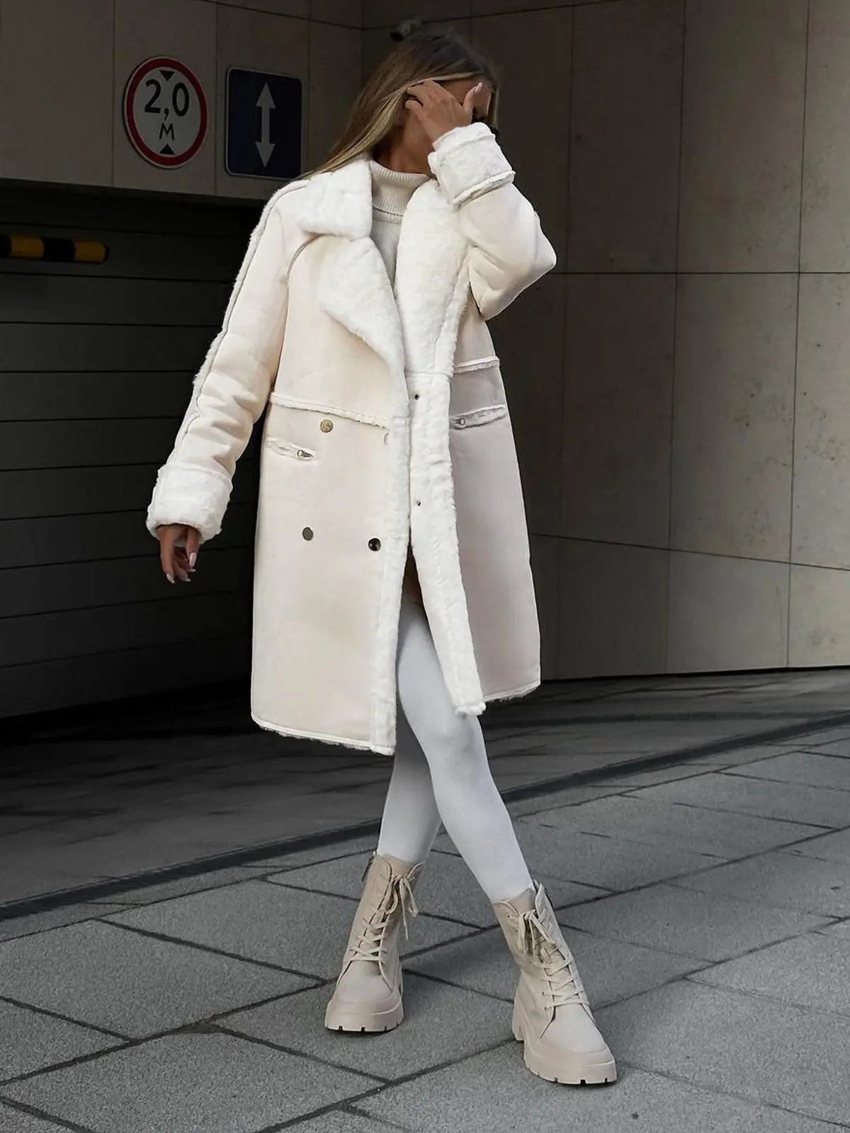 Bari Shearling Lined Women's Coat