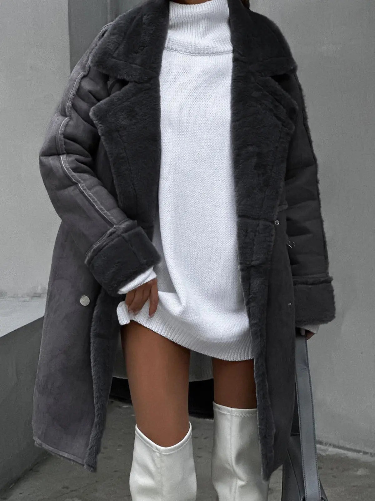 Bari Shearling Lined Women's Coat