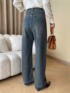 Ruthann | Women Wide Leg Denim Jeans