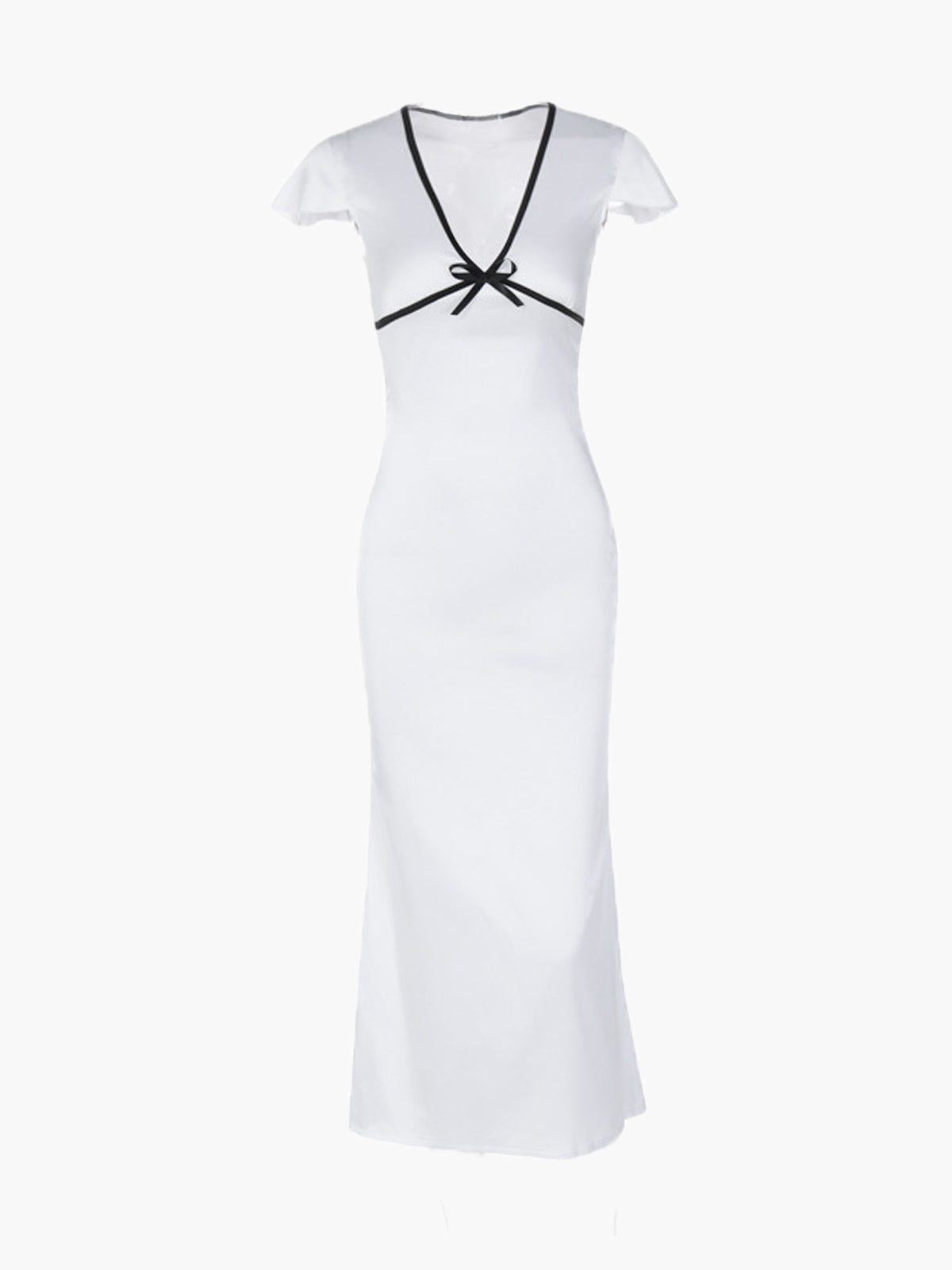 Alexandria | Women's Elegant V-Neck Midi Dress