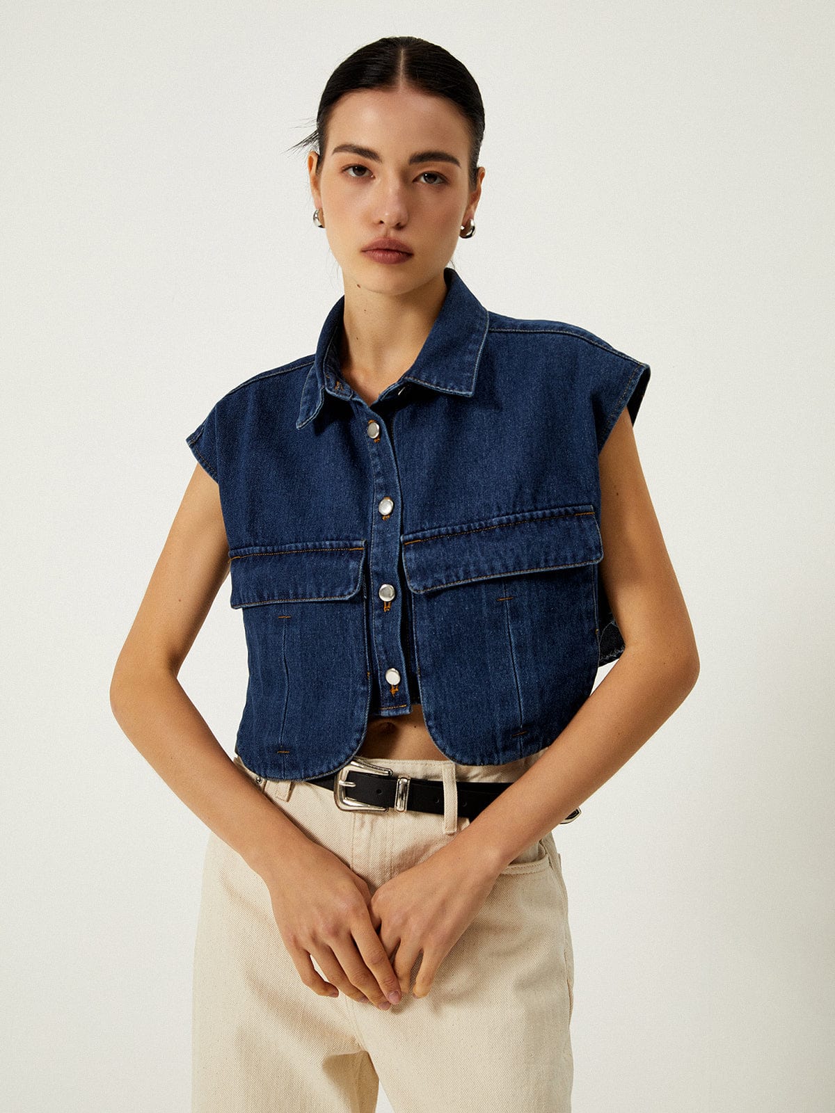 Stephen | Women Denim Vest