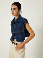 Stephen | Women Denim Vest