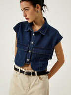 Stephen | Women Denim Vest
