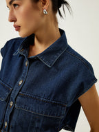 Stephen | Women Denim Vest