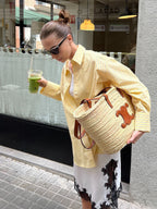 Molly Oversized Striped Button-Down Shirt | Women's Casual Top