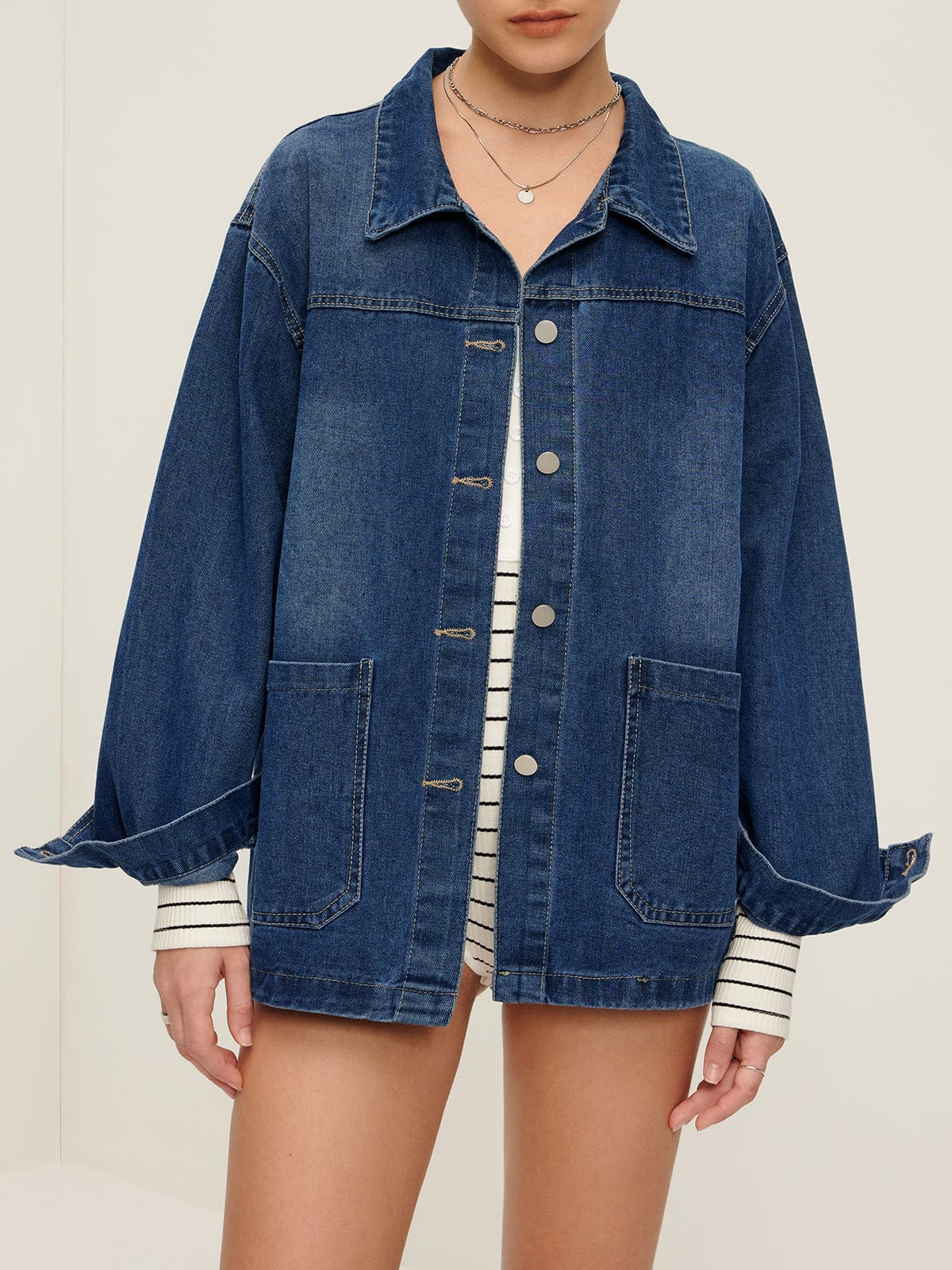 Britta | Women's Relaxed Oversized Denim Jacket