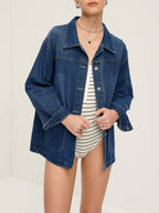 Britta | Women's Relaxed Oversized Denim Jacket