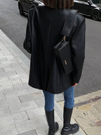 Neoma | Chic Women's Faux Leather Blazer